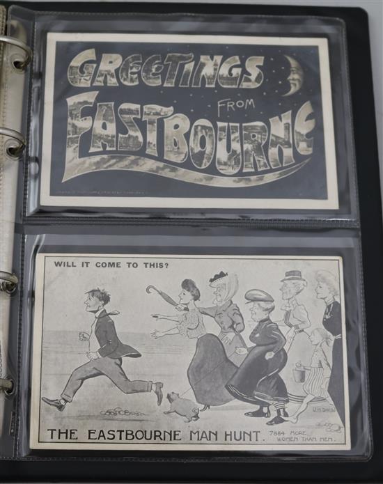 Eastbourne postcards - late Victorian, Edward VII, George V and later,